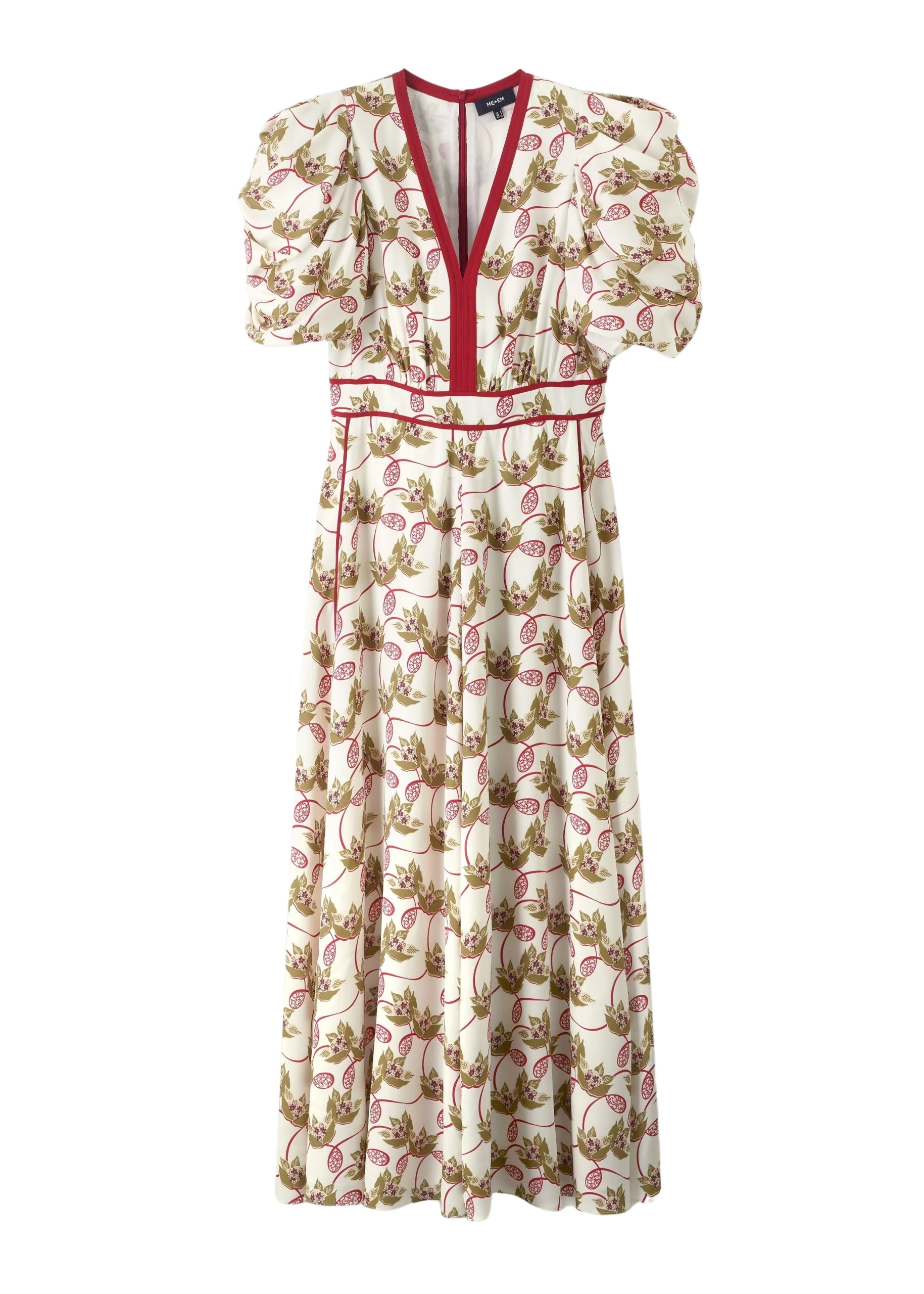 Me-and-Em-Silk-Summer-Waterlily-Print-Maxi-Dress-scaled15184_nobg Silk Summer Waterlily Print Maxi Dress - Image 1
