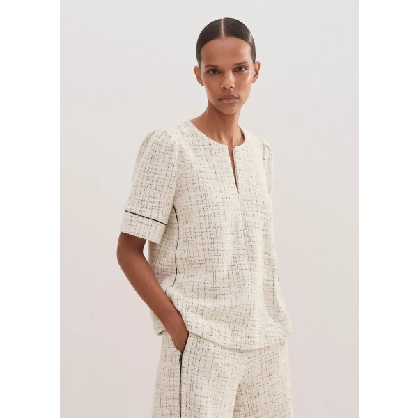Tweed Jersey Swing Top - Image 5
