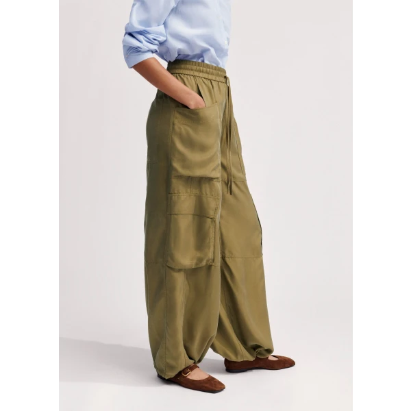 Washed Silk Parachute Pant - Image 6