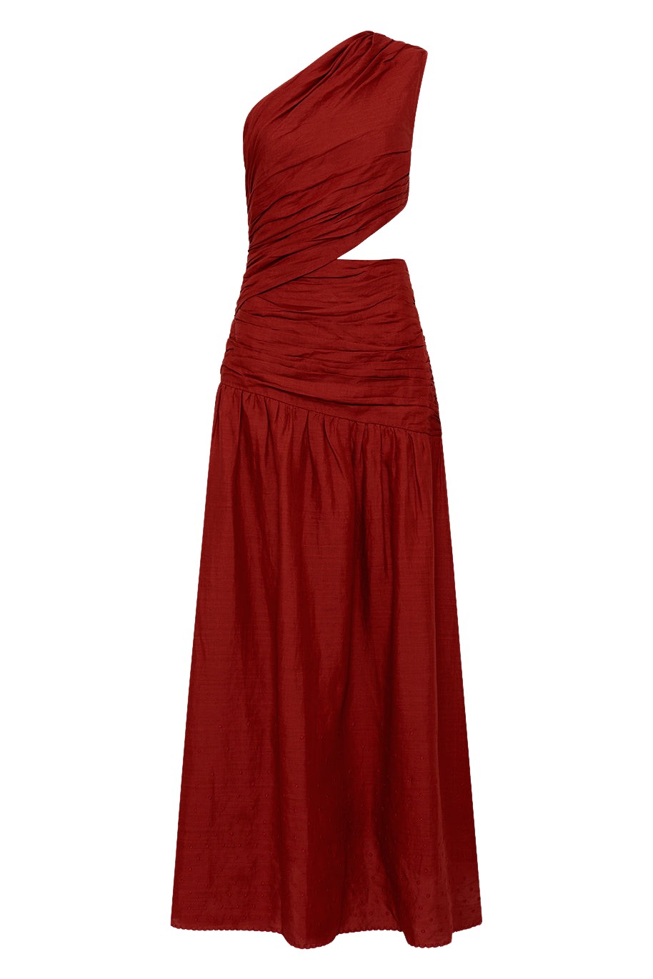 Posse The label Joslin One Shoulder Dress – Merlot