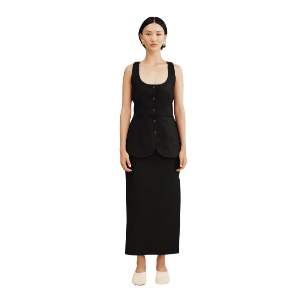 Nancy Pencil Skirt - Black