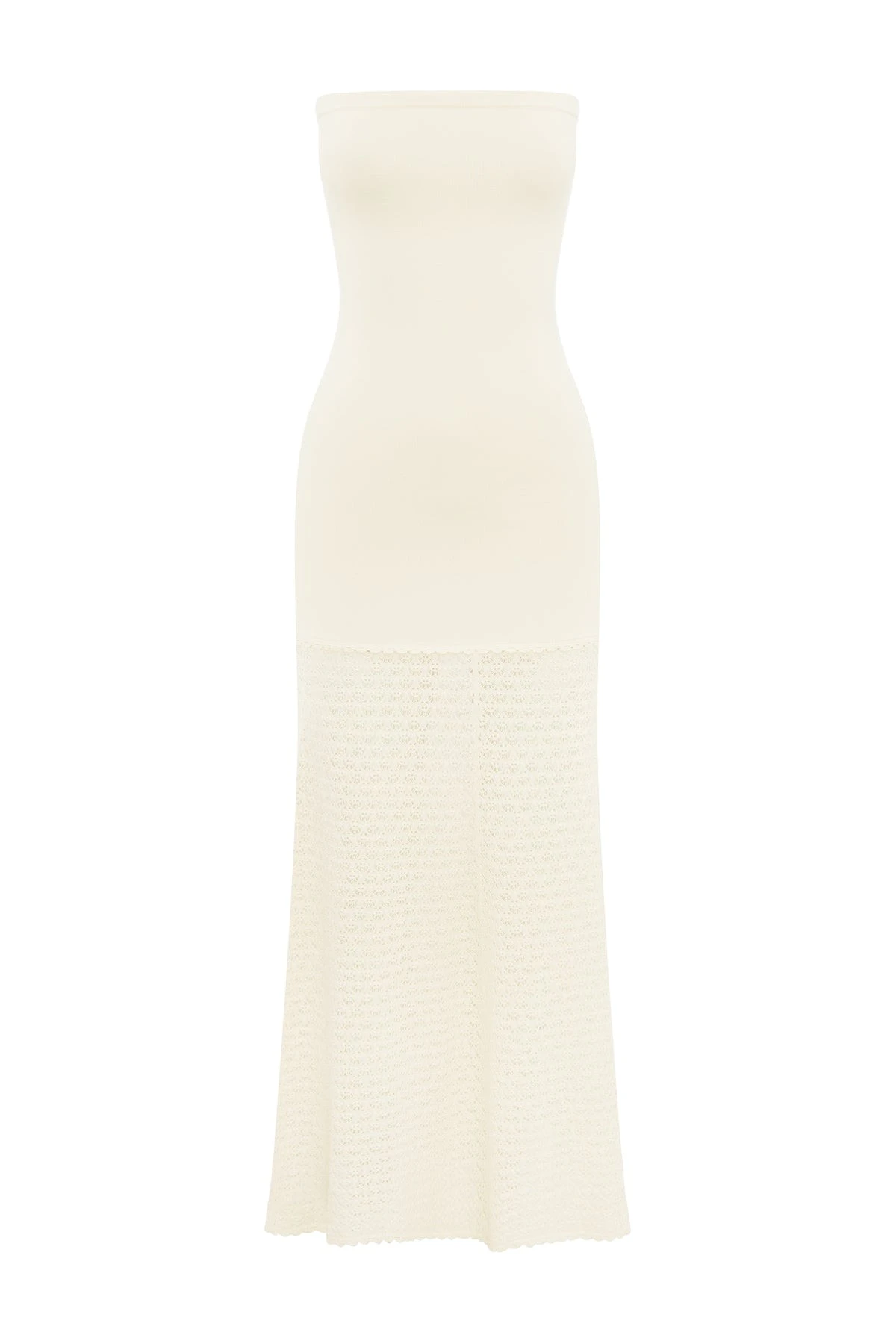 Posse-The-label-Romy-Strapless-Dress-Cream33707_nobg Romy Strapless Dress - Cream - Image 1