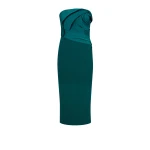 Arla Alpine Green Midi Dress