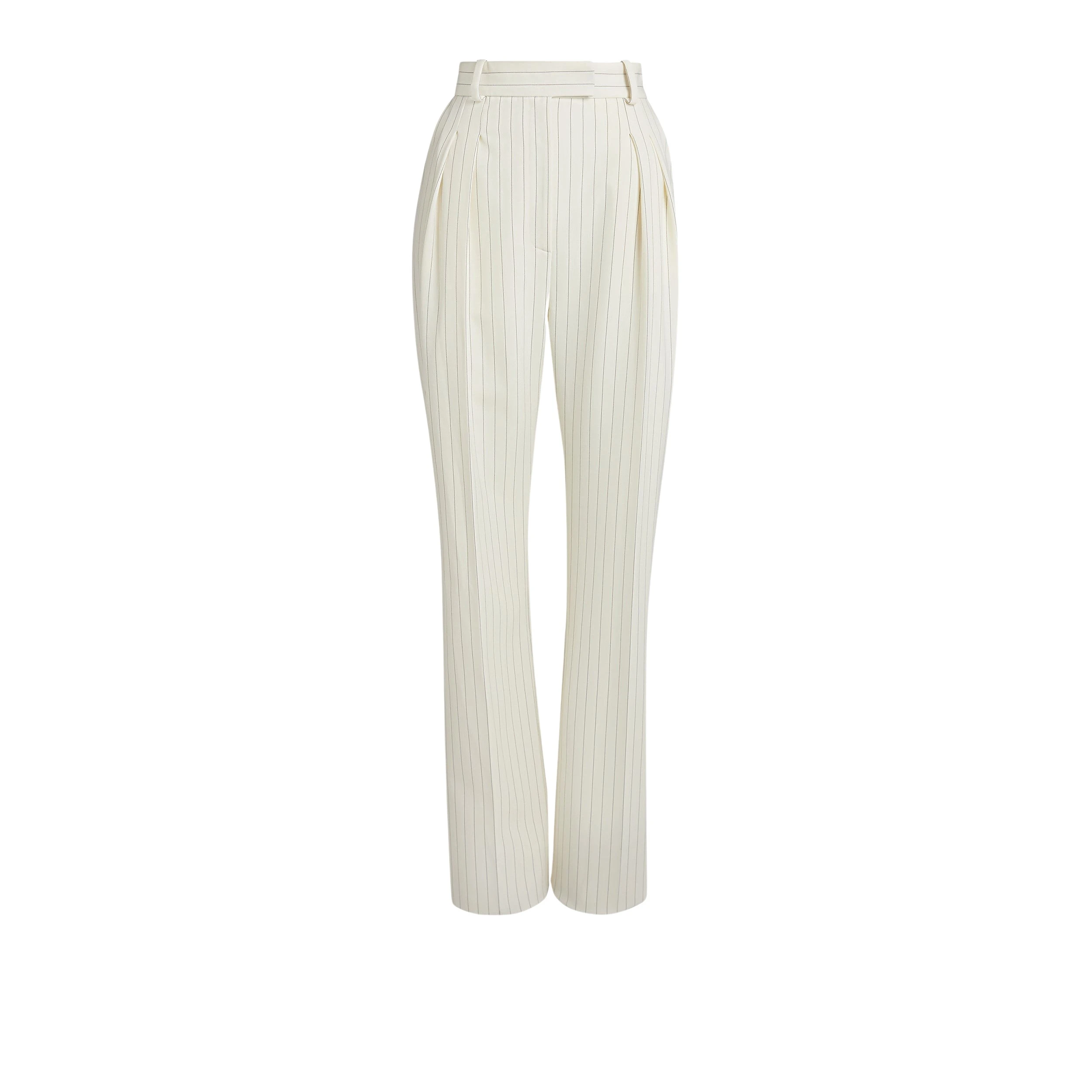 Safiyaa-Ferna-Ivory-Pinstripe-Trousers-582098_nobg Ferna Ivory Pinstripe Trousers - Image 1