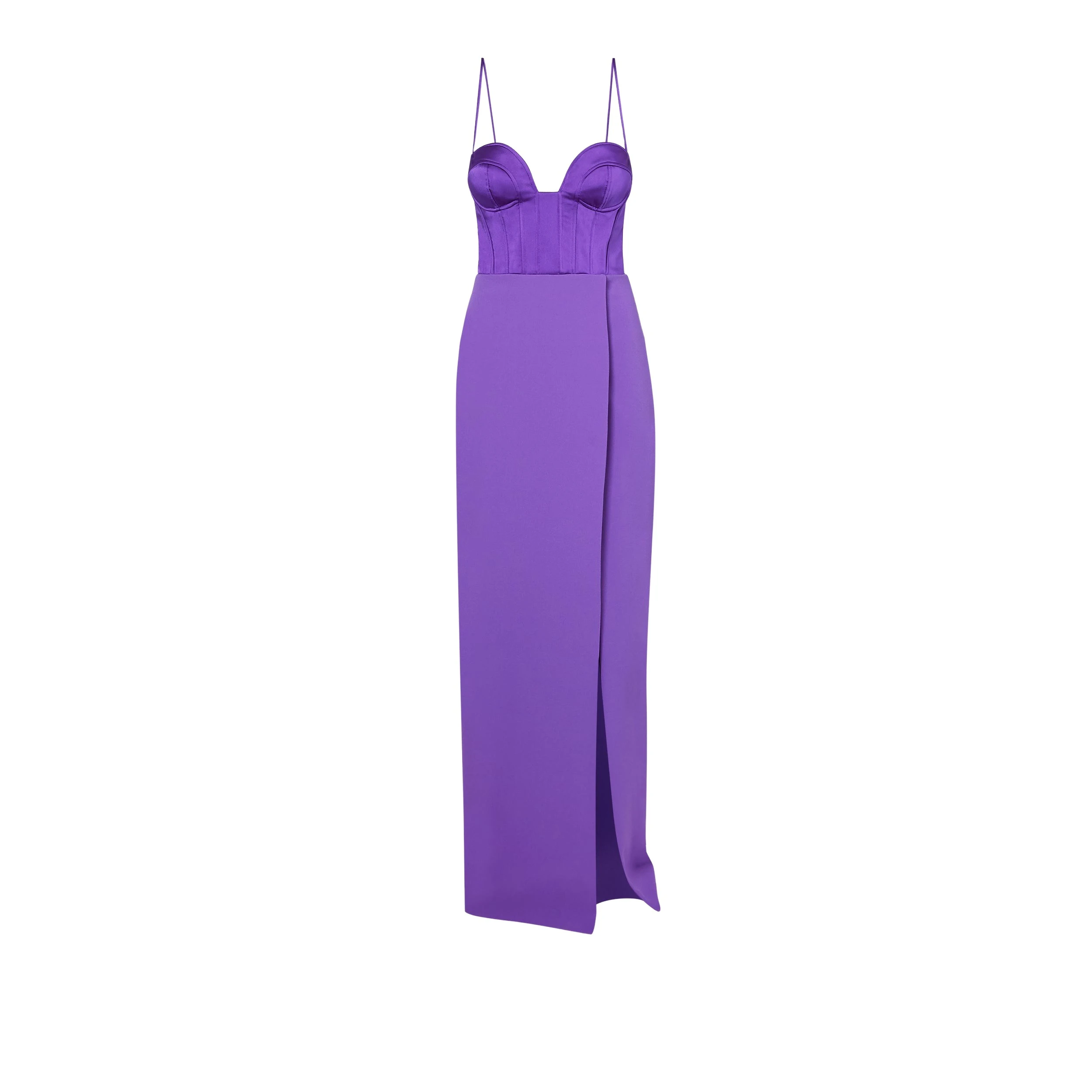 Safiyaa-Leonal-Lilac-Long-Dress-587895_nobg Leonal Lilac Long Dress - Image 1
