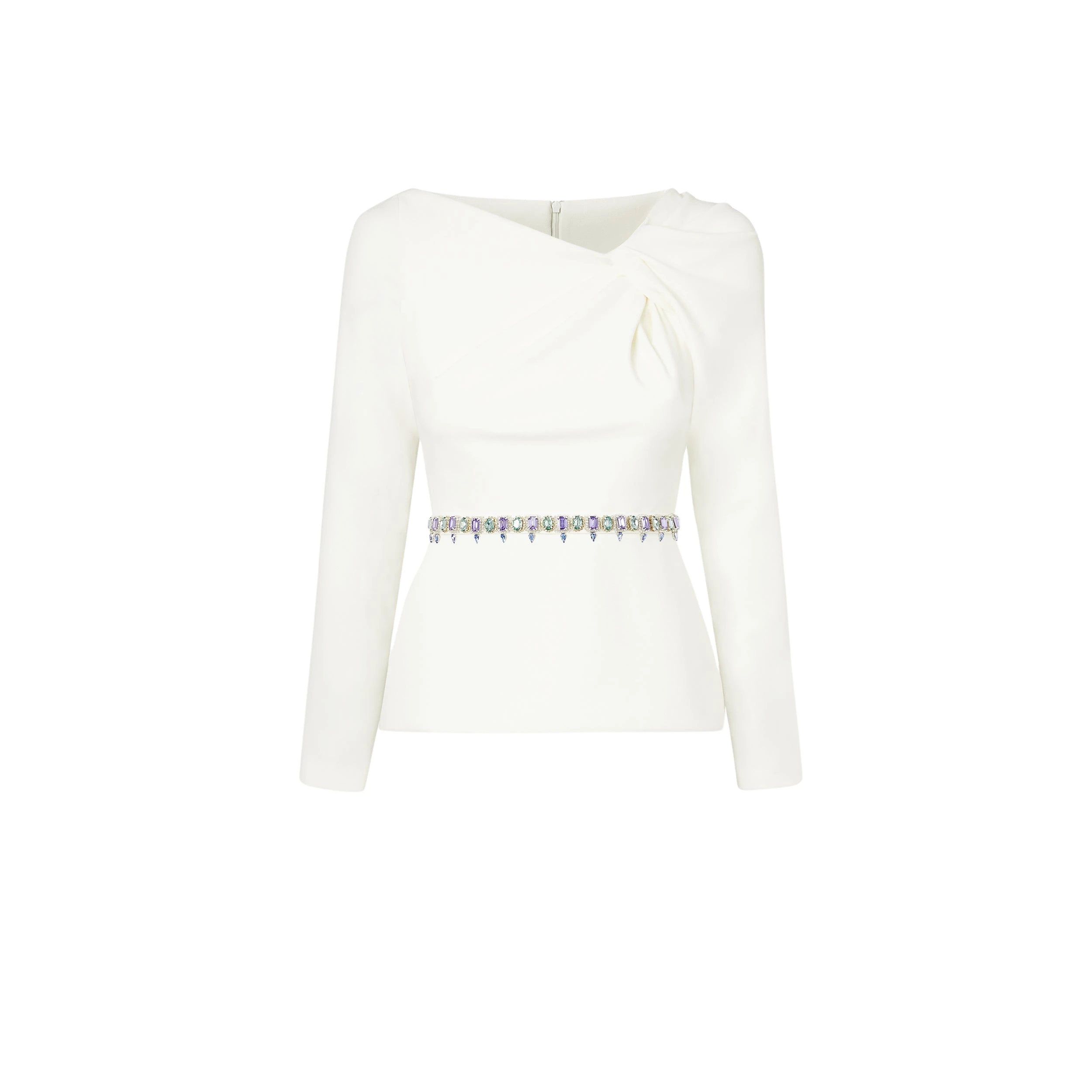 Safiyaa-Manya-Ivory-Embroidered-Top-534418_nobg Manya Ivory Embroidered Top - Image 1