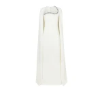 Mattia Ivory Long Dress