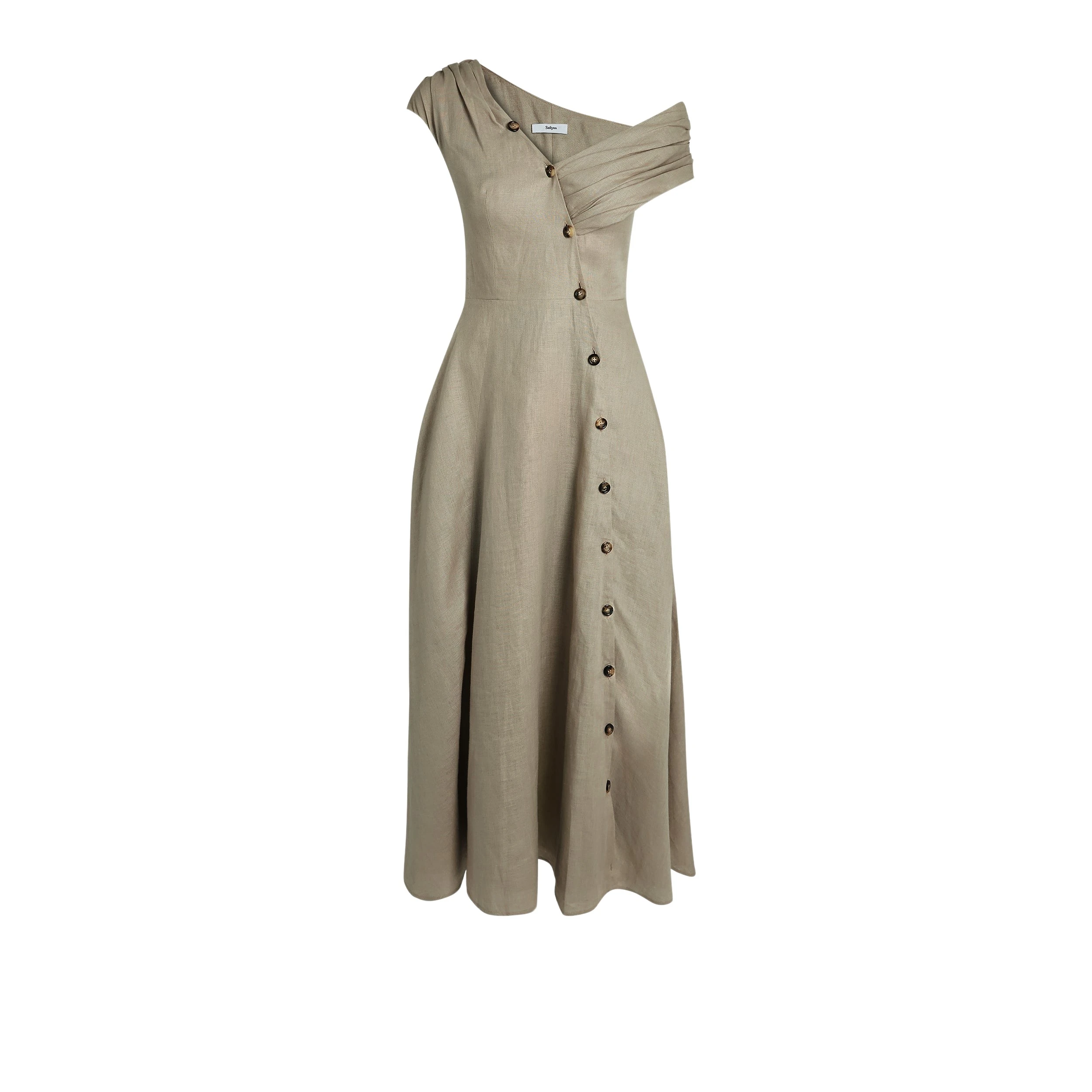 Safiyaa-Vanessa-Stone-Midi-Dress-526577_nobg Vanessa Stone Midi Dress - Image 1