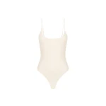Beau Scoop Neck Bodysuit - Rice