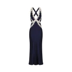 Shona-Joy-Camille-Lace-Cross-Back-Midi-Dress-Deep-MidnightIvory45367_nobg