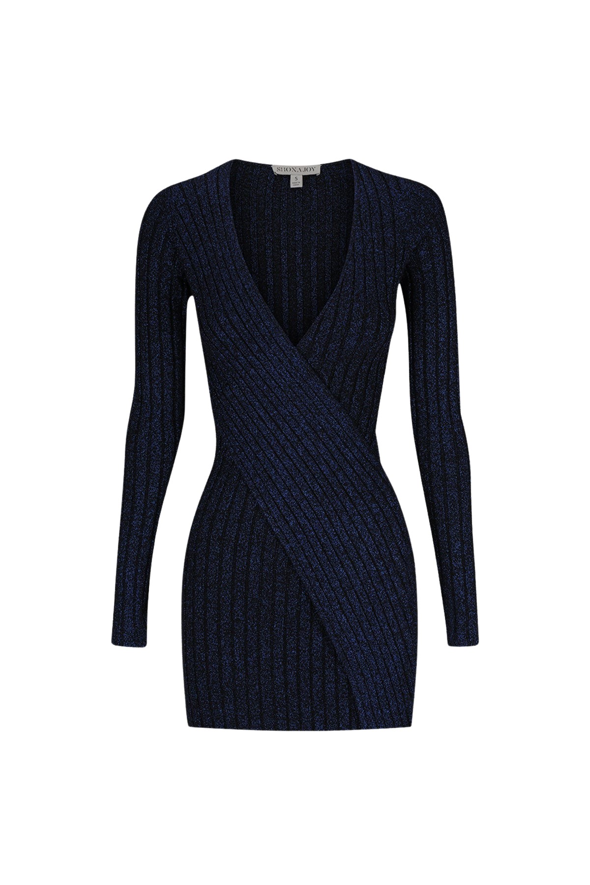Shona Joy Livia Long Sleeve Mini Dress – Night Sky