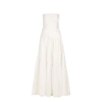 Maiori Strapless Tiered Maxi Dress - Ivory