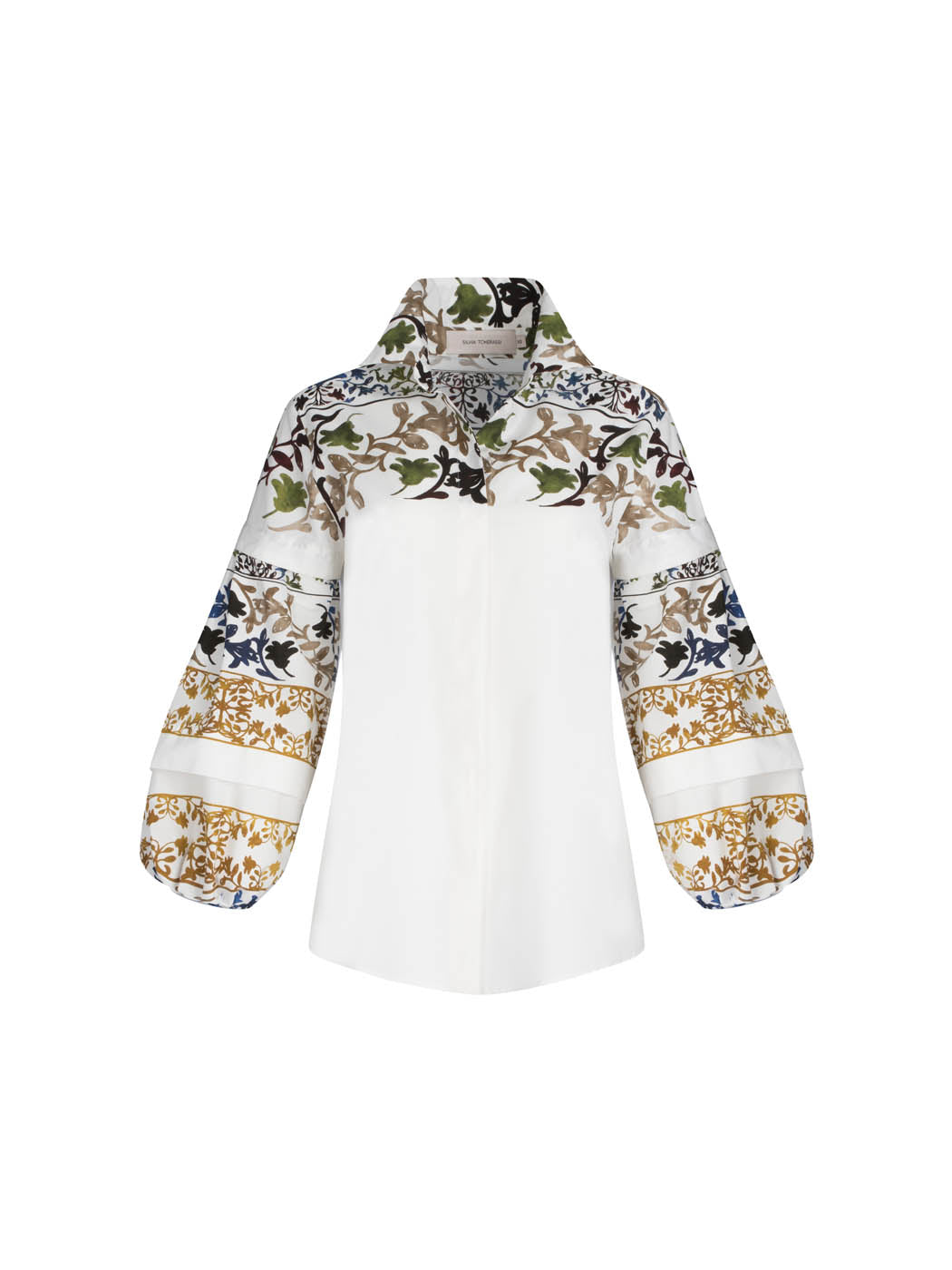 Silvia Tcherassi Emille Blouse Multi Sepia Floral
