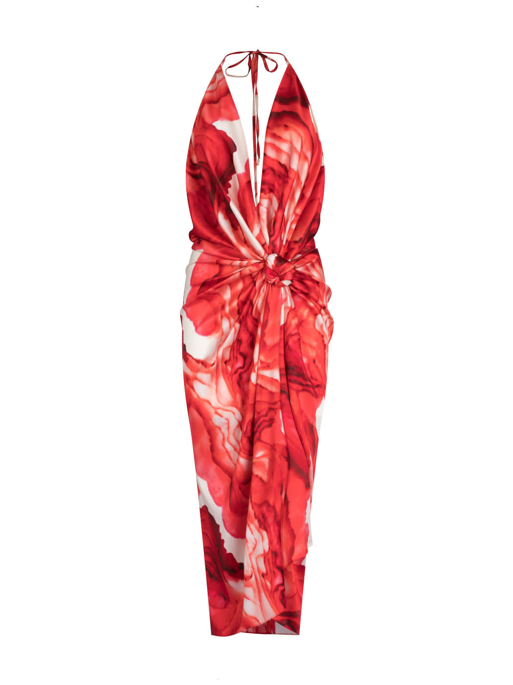 Silvia Tcherassi Guadalupe Dress Multi Abstract Rouge
