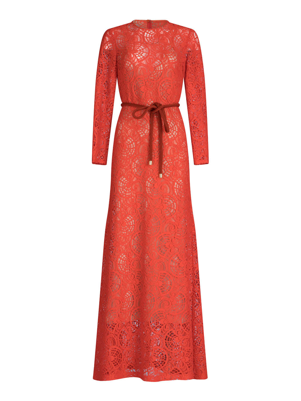 Silvia Tcherassi Ida Dress Rouge Embroidery