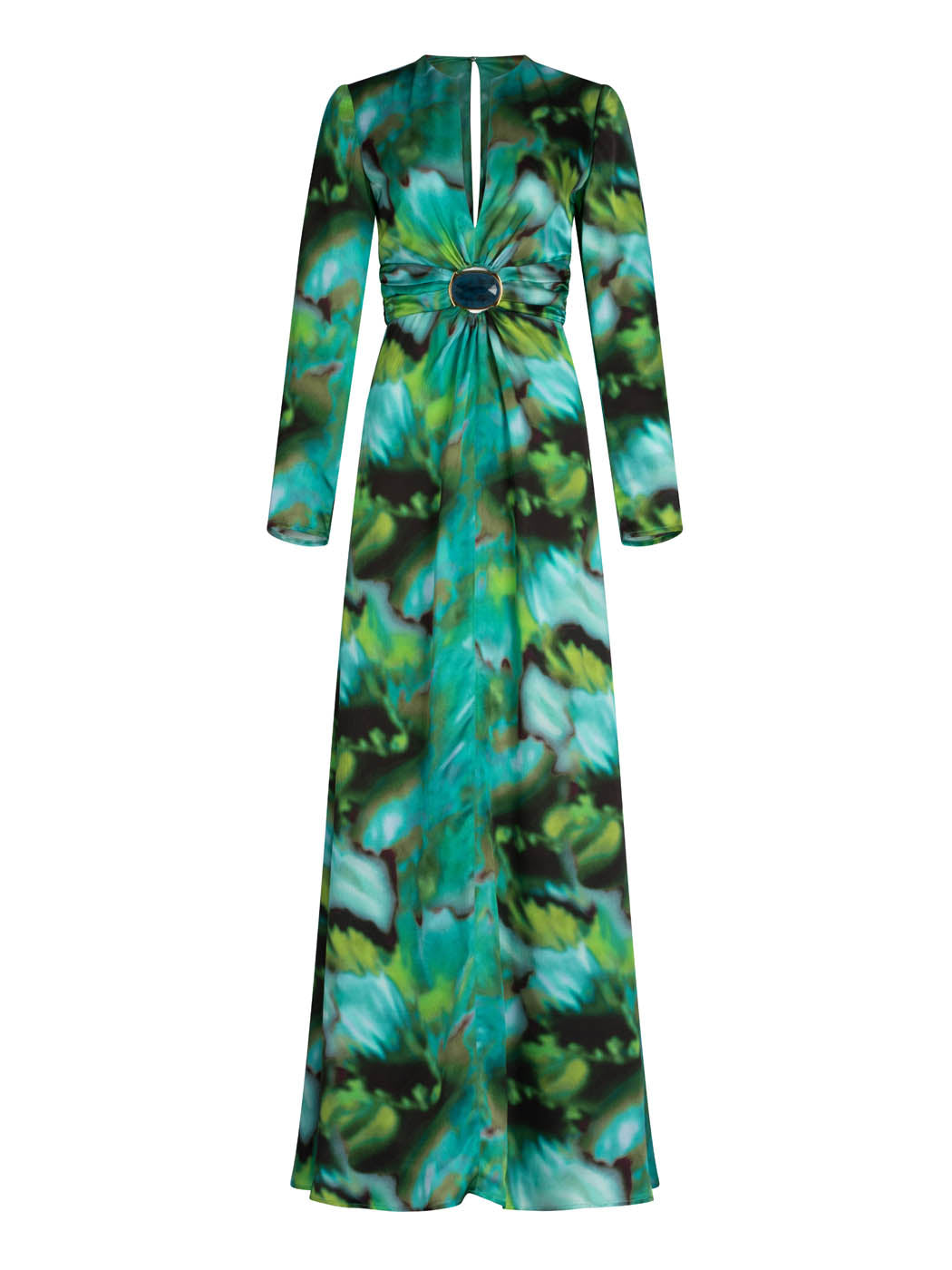Silvia Tcherassi Zarina Dress Juniper Green