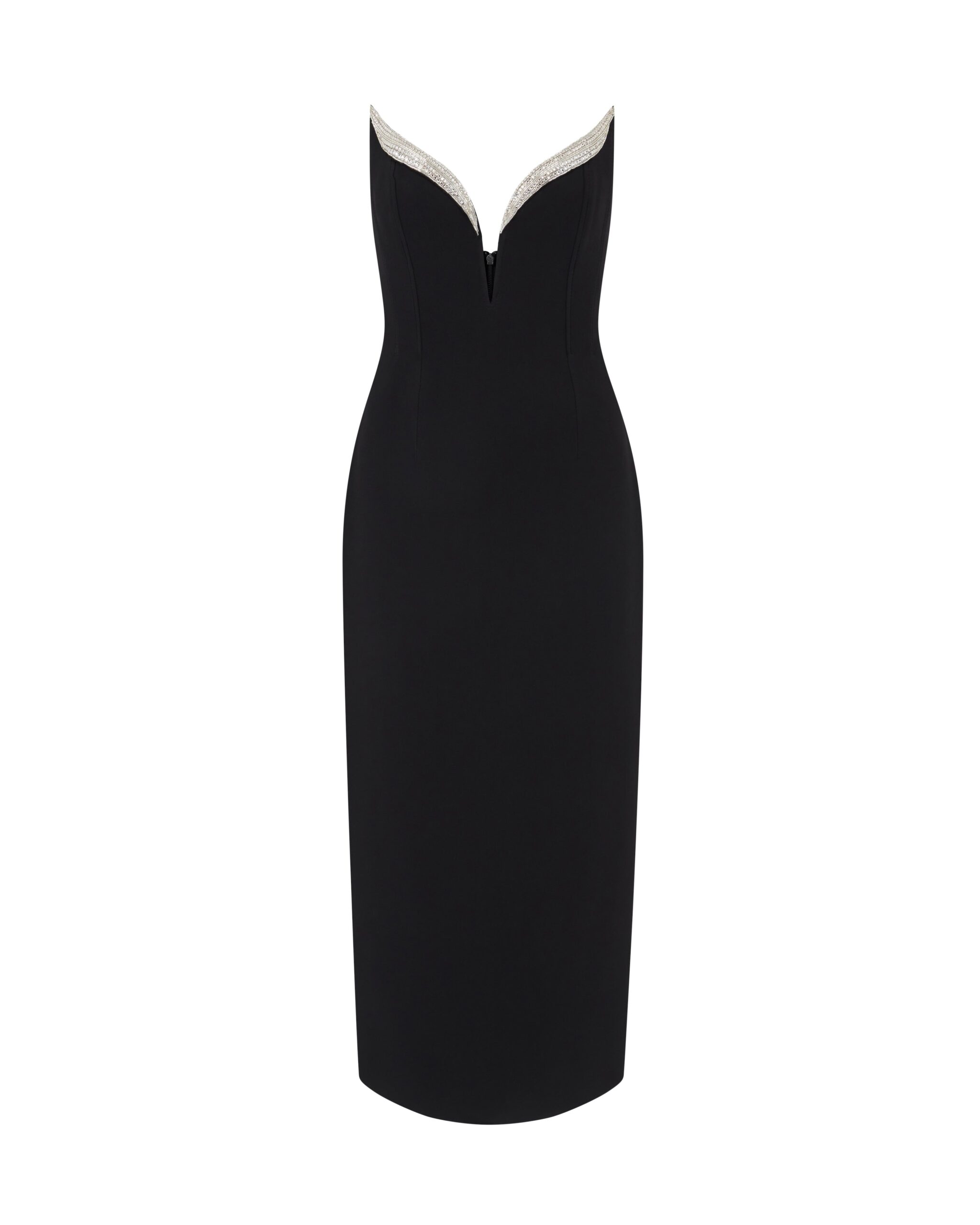 David Koma Crystal Wings Midi Dress