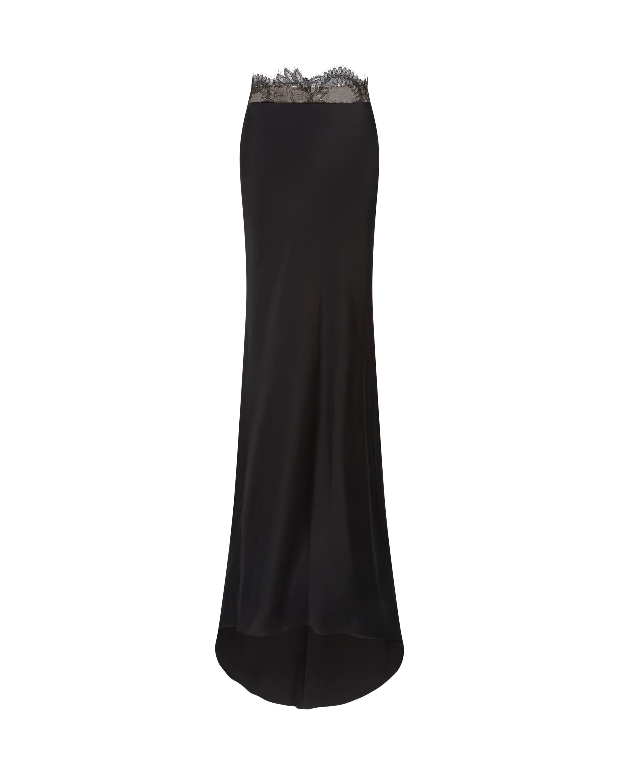 David Koma Lace Waist Trim Maxi Skirt