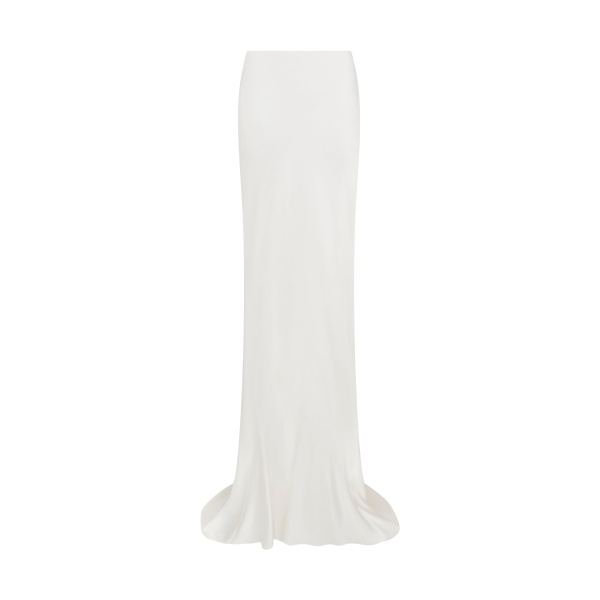 David Koma Low Waist Satin Maxi Skirt