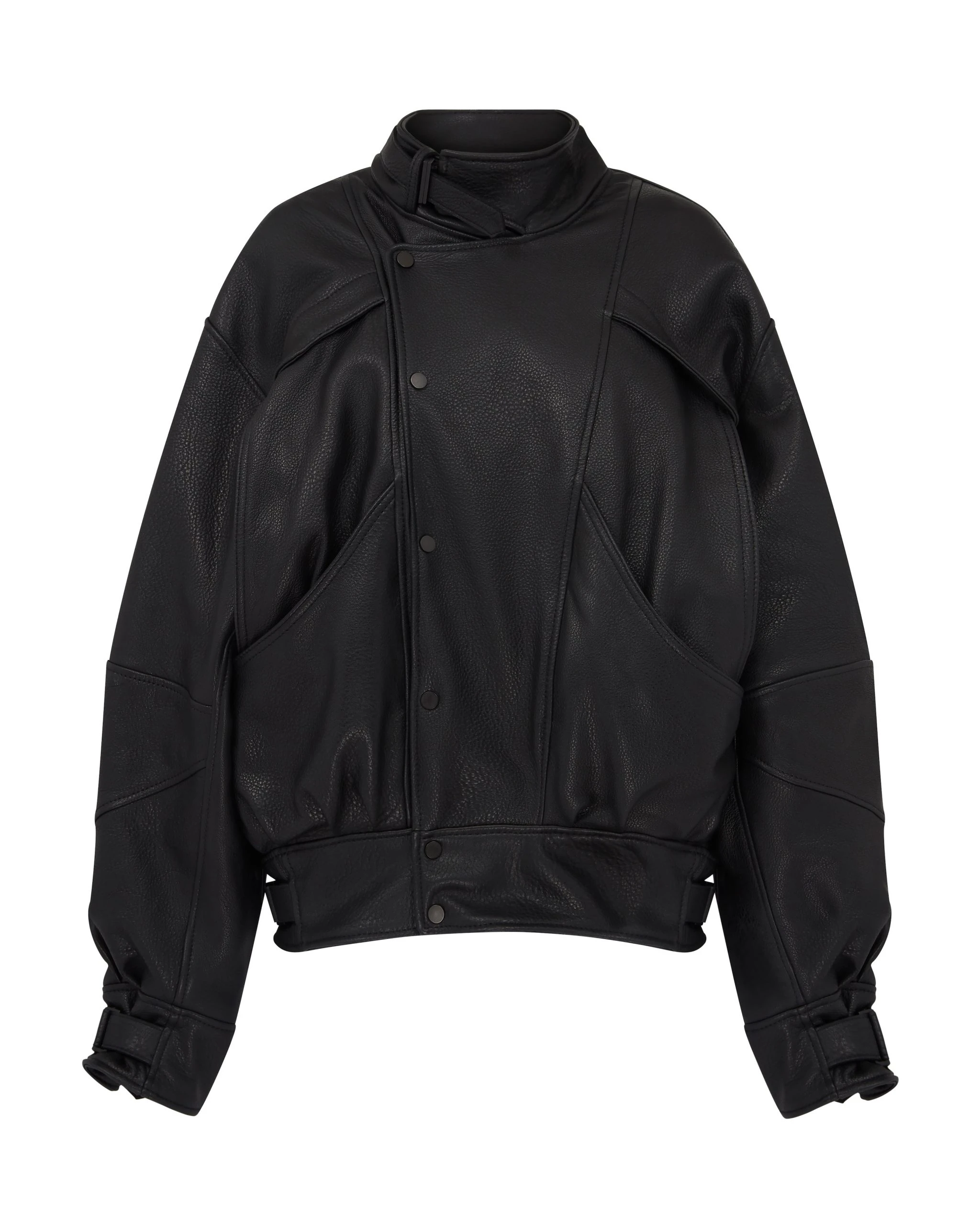 David Koma Panelled Leather Jacket David Koma Panelled Leather Jacket