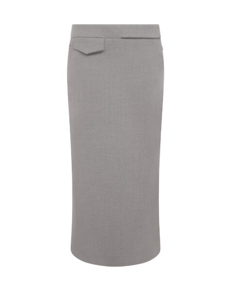David Koma Pocket Detail Midi Skirt