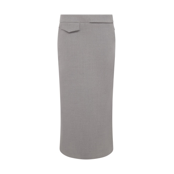 David Koma Pocket Detail Midi Skirt