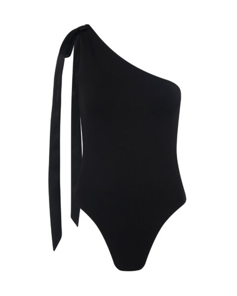 David Koma Satin Bow Bodysuit