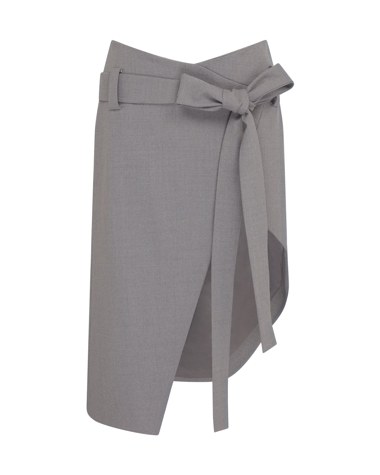 David Koma Wrapped Effect Open Leg Skirt