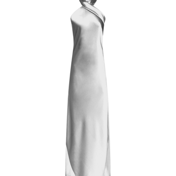 Galvan London Cropped Pandora Dress – Platinum