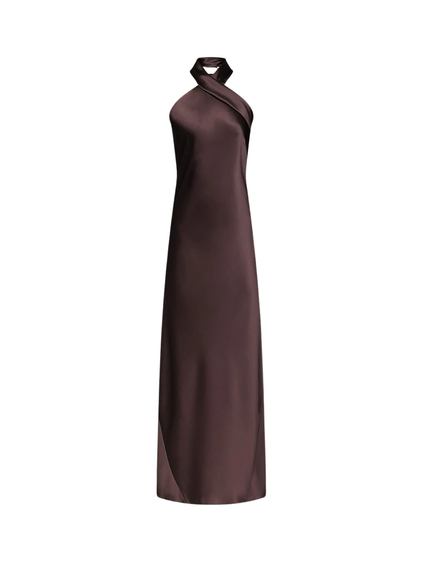 Galvan-London-Pandora-Gown-Chocolate98942_nobg Pandora Gown - Chocolate - Image 1