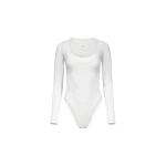 Sasha Ballet Neck Body - White