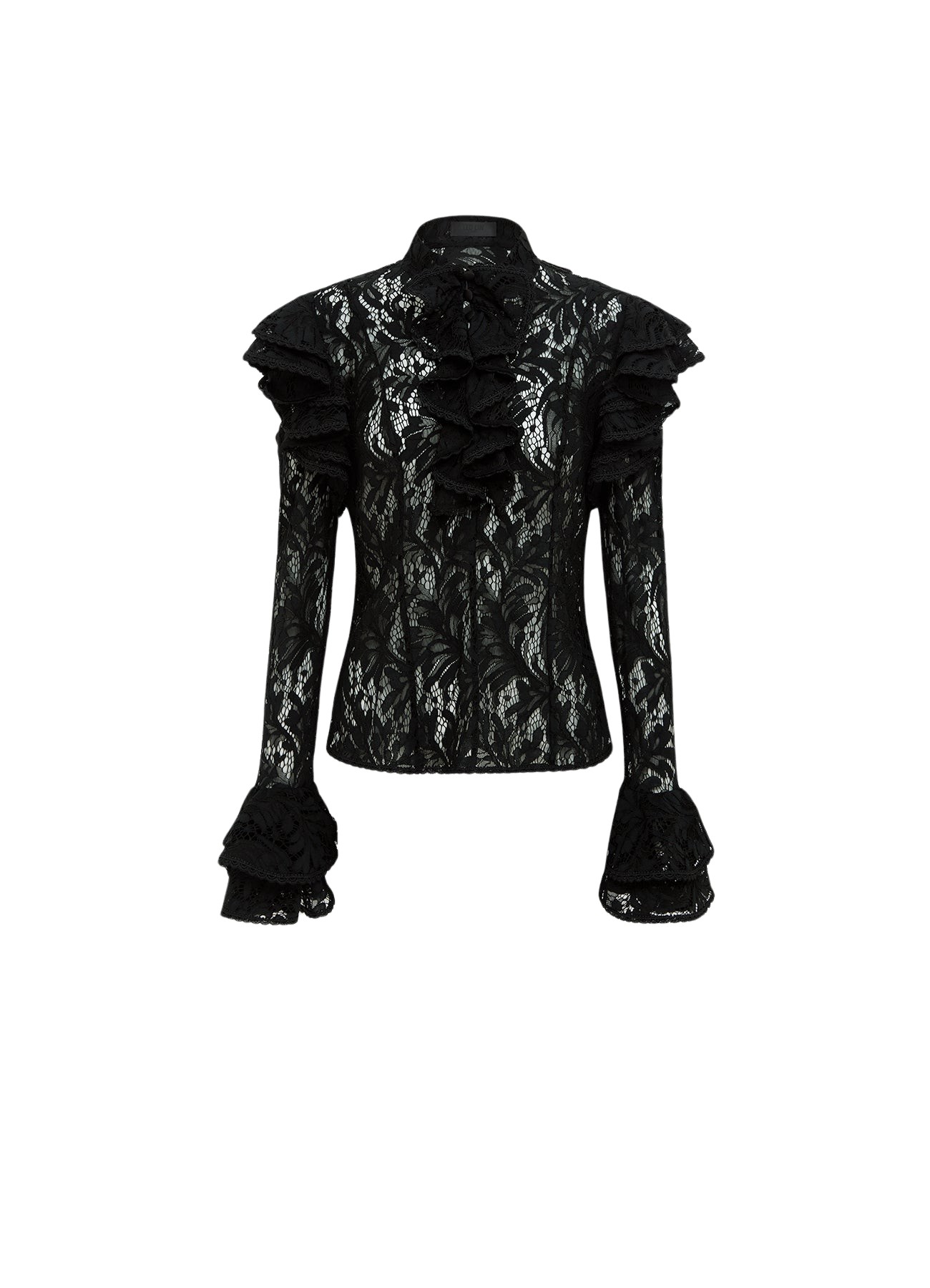 Leo Lin Anna Lace Blouse – Ebony