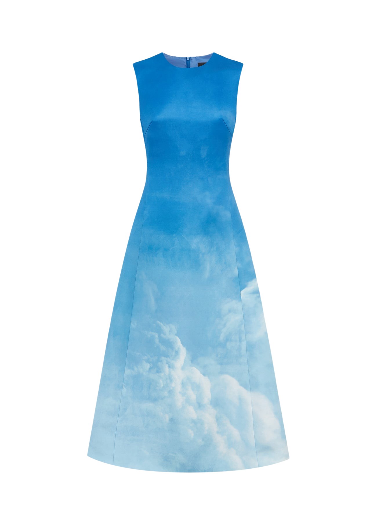 Leo Lin Cleo Sleeveless Midi Dress – Aerial Print