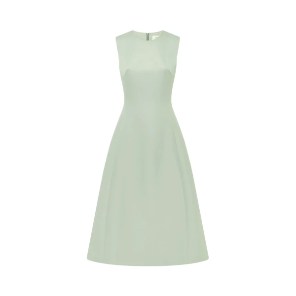 Cleo Sleeveless Midi Dress - Sage