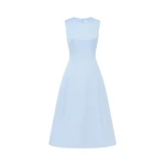 Cleo Sleeveless Midi Dress - Sky Blue