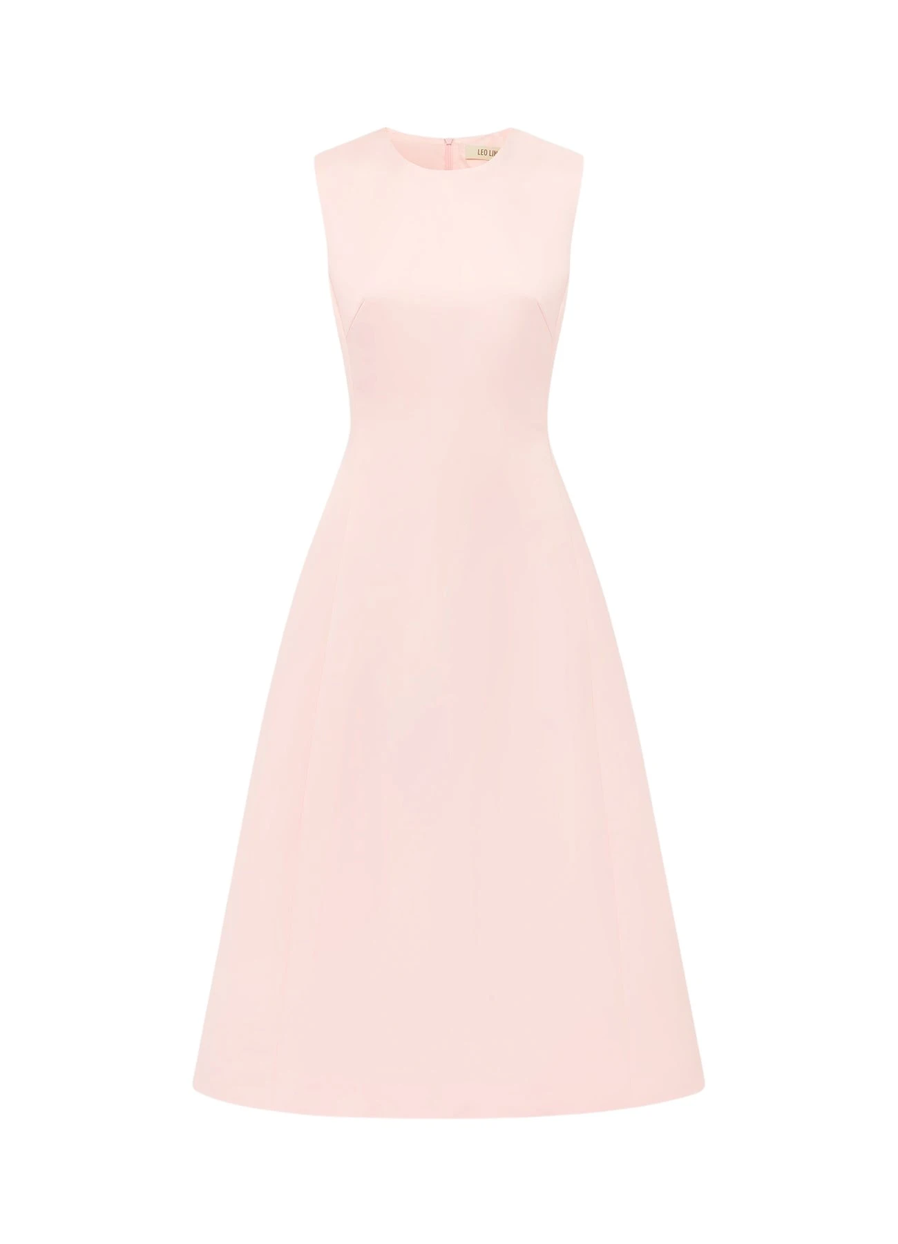 Leo-Lin-Cleo-Sleeveless-Midi-Dress-Soft-Pink-688113_nobg Cleo Sleeveless Midi Dress - Soft Pink - Image 1