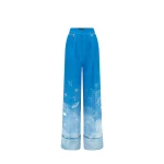 Ellis Wide Leg Pants - Aerial Print