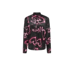 Irina Blouse - Neon Heart Print