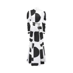 Kaleida High Neck Maxi Dress - Geo Print