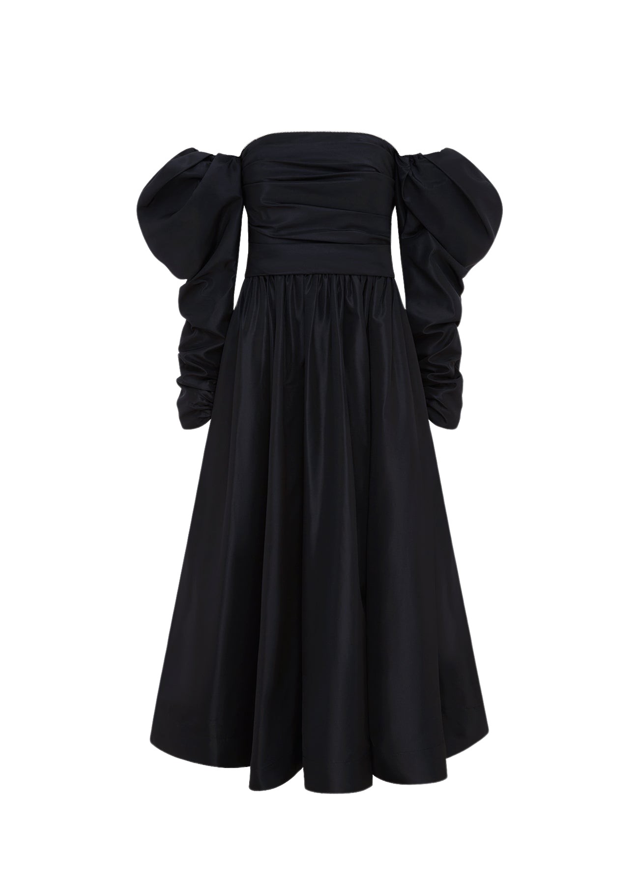 Leo Lin Madison Bustier Midi Dress – Ebony