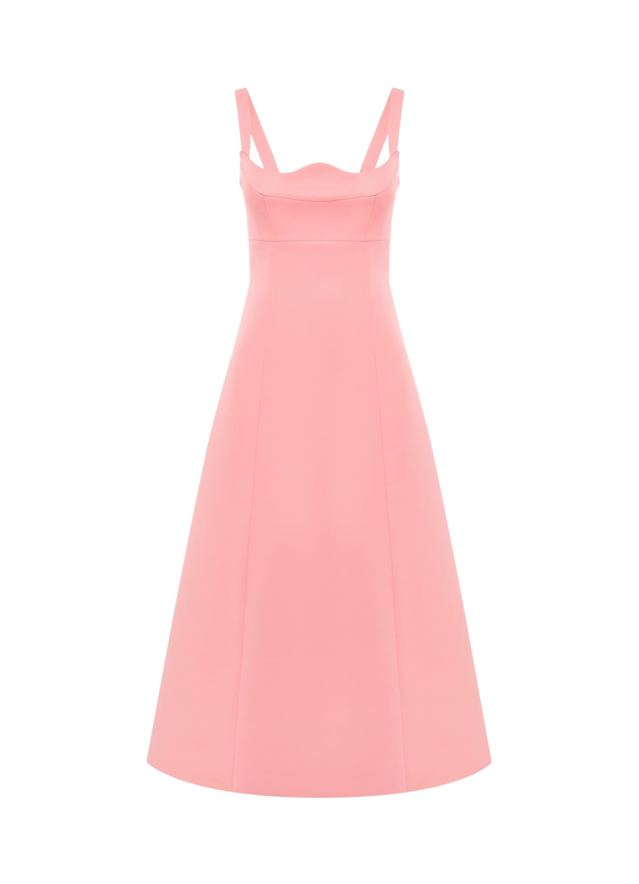 Leo Lin Odette Midi Dress – Strawberry Pink
