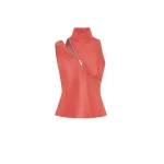 Skylar Turtleneck Sleeveless Top - Mulberry