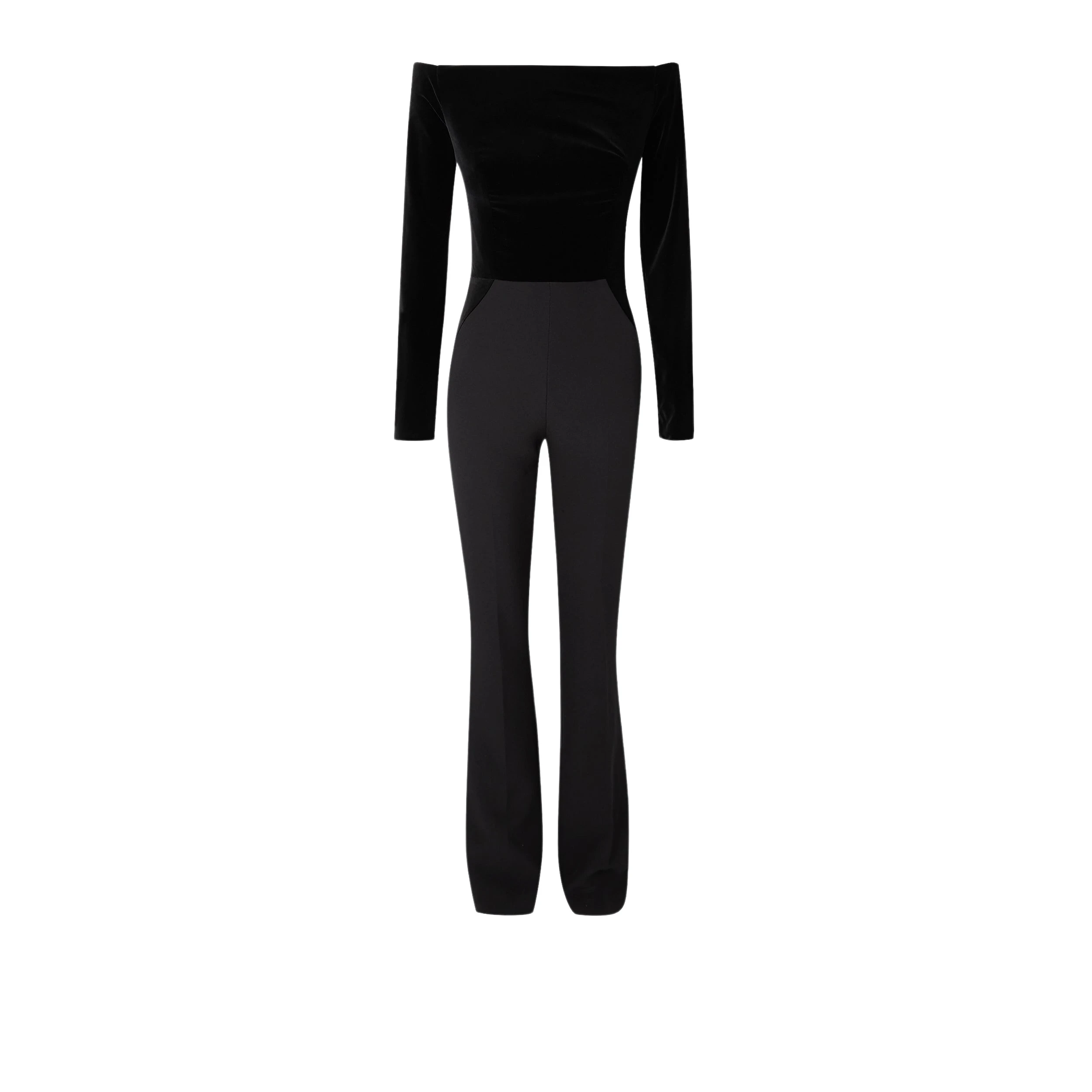 Safiyaa-Alessandra-Black-Jumpsuit75663_nobg Alessandra Black Jumpsuit - Image 1