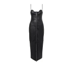Chelle Black Midi Dress