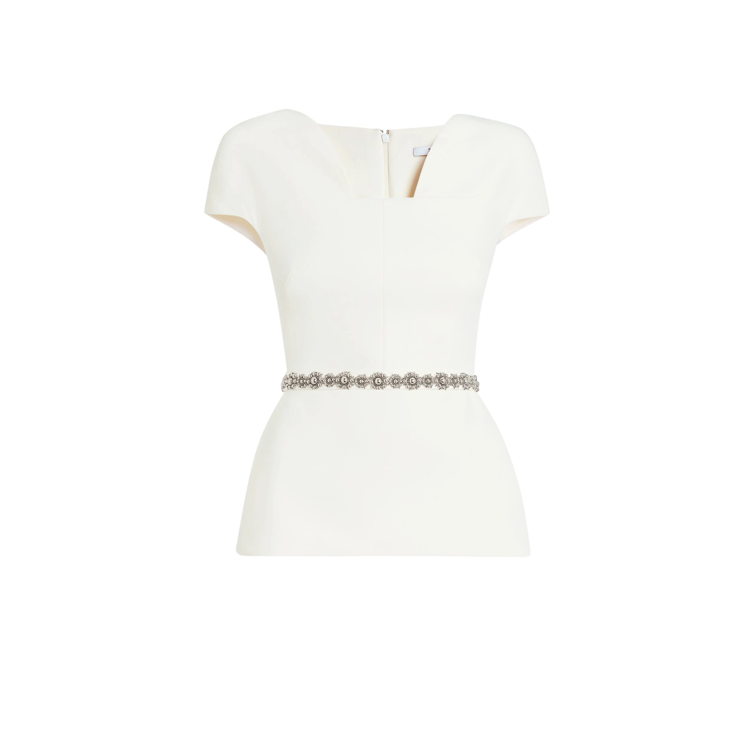 Safiyaa-Geena-Embroidered-Ivory-Top52837_nobg Geena Embroidered Ivory Top - Image 1