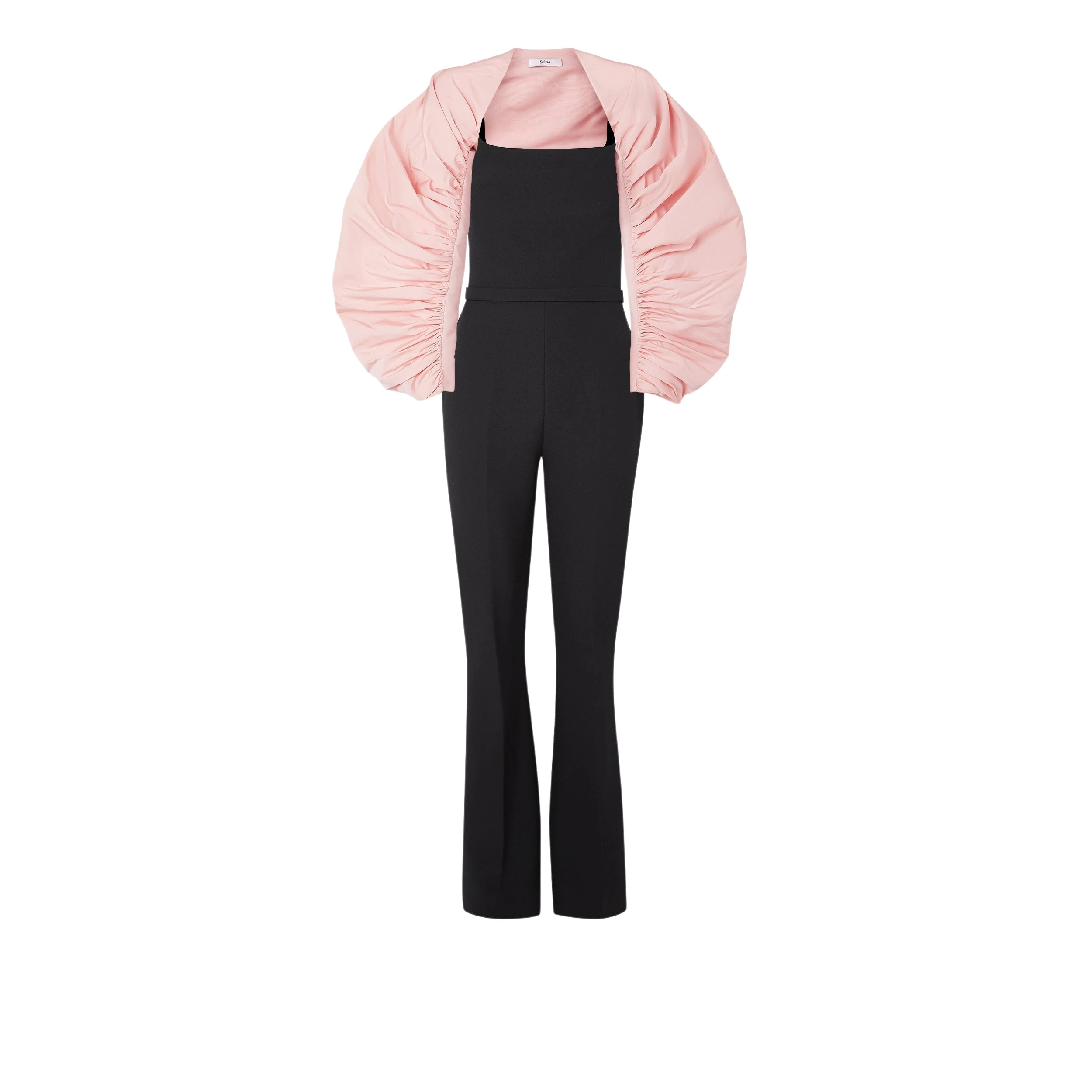 Safiyaa-Honi-Peony-Blush-Harness-Bele-Black-Jumpsuit56660_nobg Honi Peony Blush Harness & Bele Black Jumpsuit - Image 1