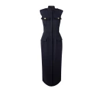 Lani Midnight Navy Midi Dress