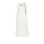 Mattia Ivory Long Dress