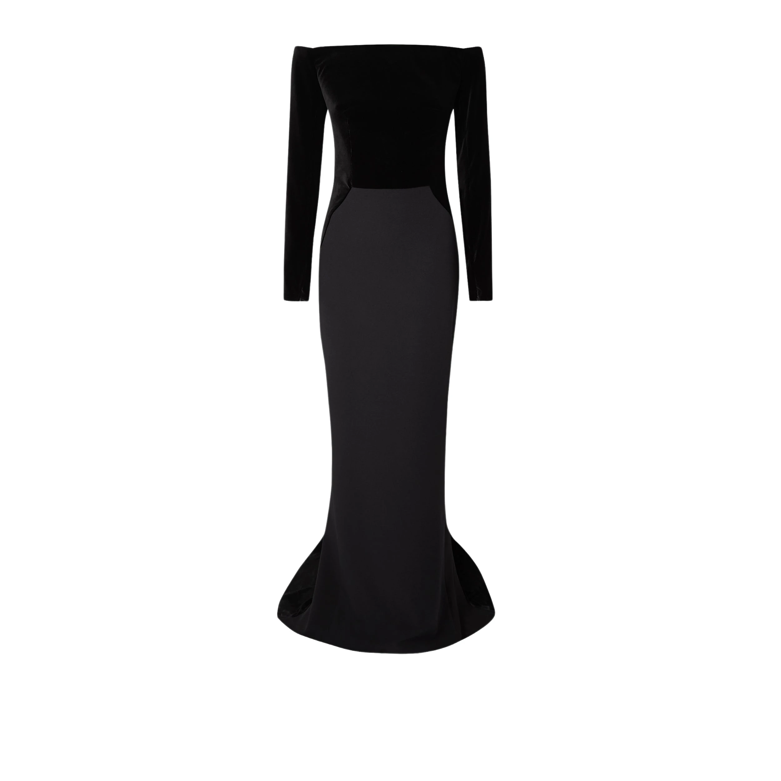 Safiyaa-Pazienza-Black-Long-Dress93632_nobg Pazienza Black Long Dress - Image 1