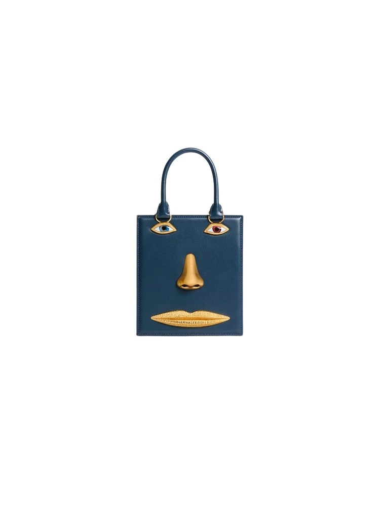 Schiaparelli-Anatomy-Jewelery-Mini-Bag-473386_nobg Schiaparelli Anatomy Face Bag - The Nose Bag - Image 1